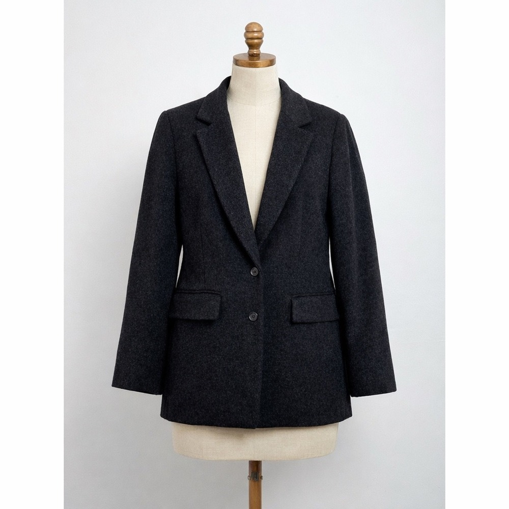 J. Crew Somerset‎ Blazer Charcoal Gray 80% Wool Jacket Size 6P